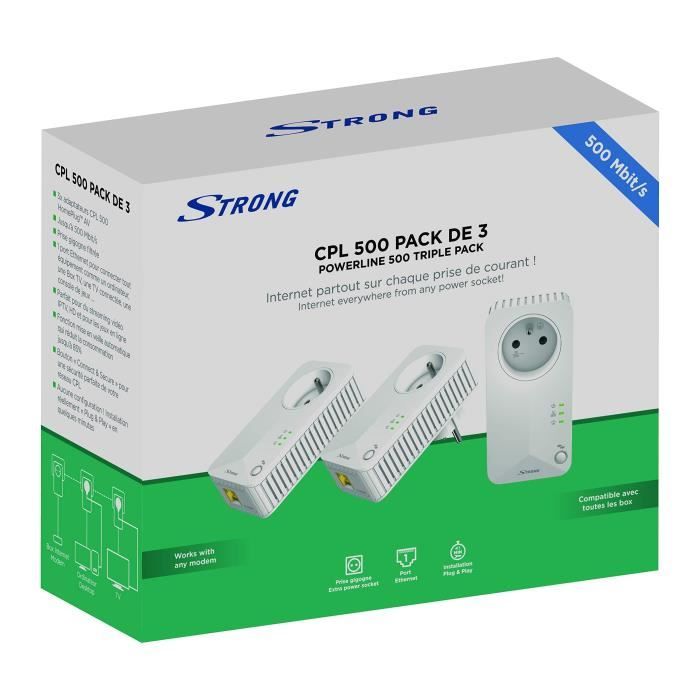 Strong Adaptateur CPL WiFi 500 - Adaptateur CPL 