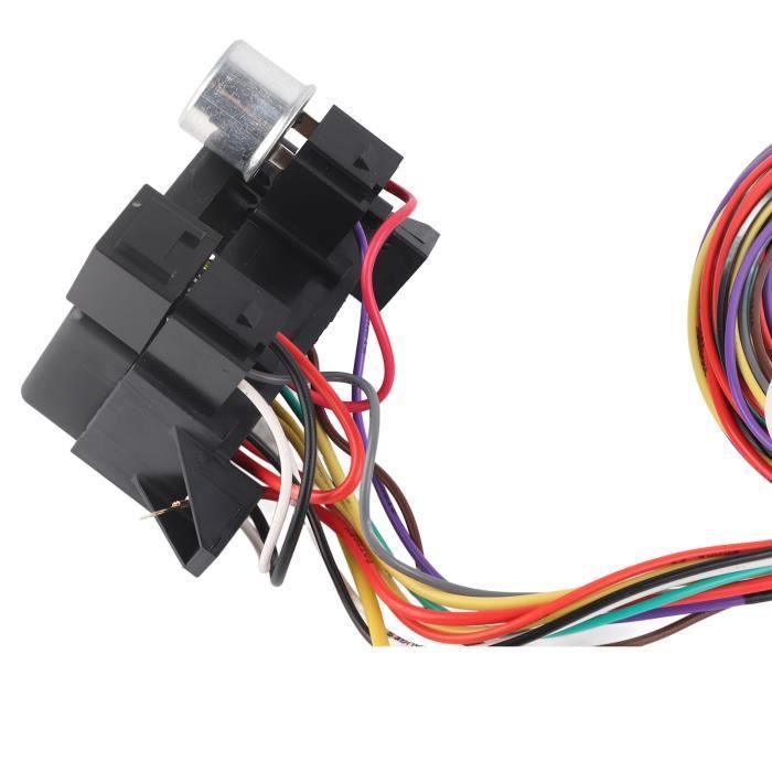 Kit Faisceau Câble 12V 40A 16AWG Pour Barres LED – Avec Interrupteur, Relais, Fusible, Jusqu’à 4 Projecteurs (max 300W)