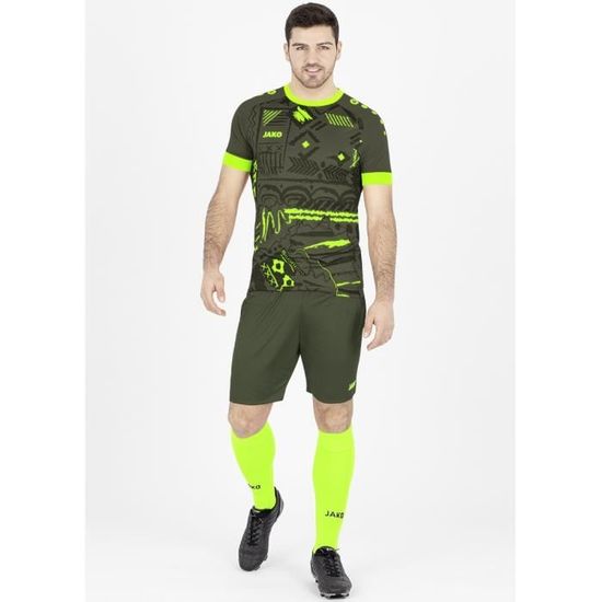 JAKO Maillot Tropicana Manches Courtes – Maillot Mixte Sport & Loisir Design Tropical