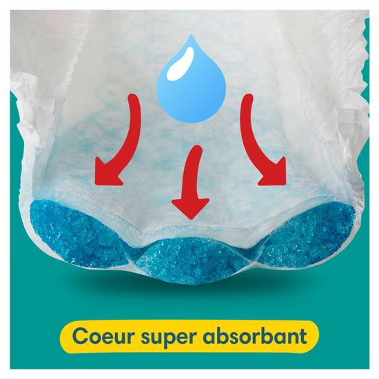 Couches-Culottes Pampers Taille 5 (12-17kg) - Protection 12h Anti-Fuites | Lot 144 | Matières Douces | Indicateur D'Urine