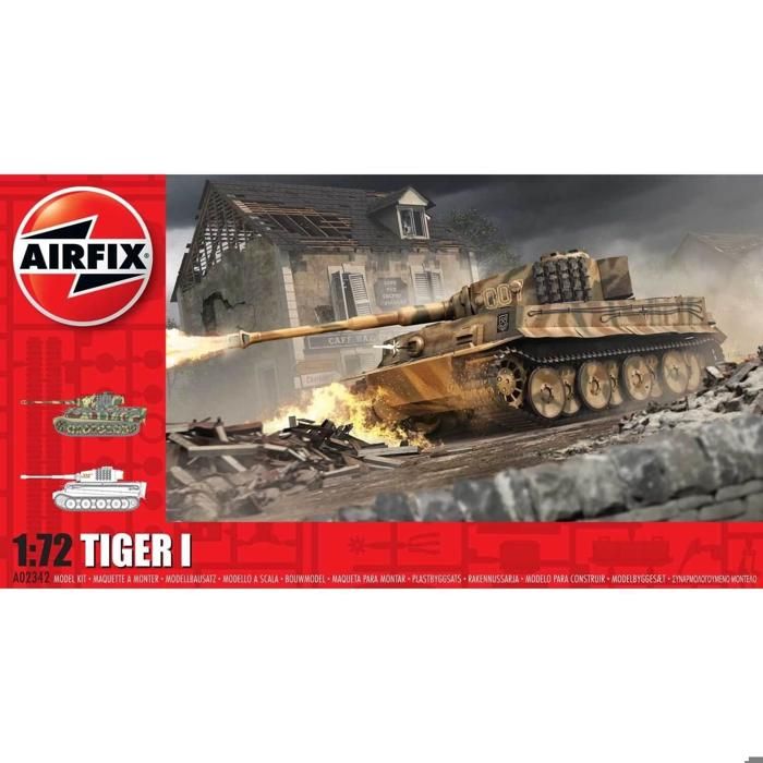 Dragon Models Char Tiger I Avec Zimmerit – 1/72 – Métal – Ref 60022