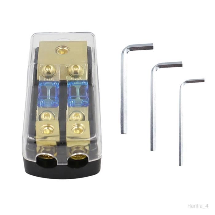 Porte-Fusible Mini ANL Tomzz Audio - 2 X 150A Avec Fusibles Pour Câble 25qmm
