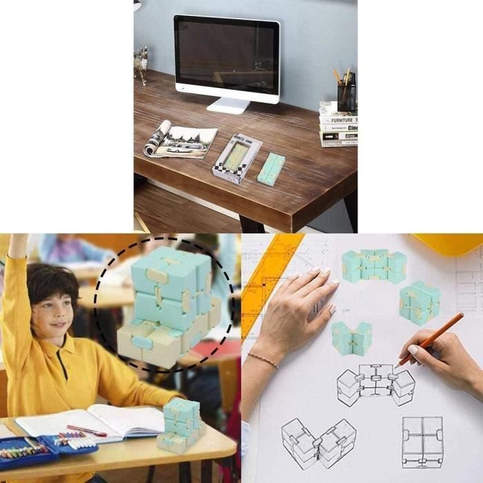 Chennyfun Ensemble De Jouets Fidget, Anti-Stress Avec Boîte à Jouets Magic Burger Cube, Jouets Sensoriels Pour L'Autisme TDAH, Anniversaire Anti-anxiété Pour Adolescents Enfants Et Adultes