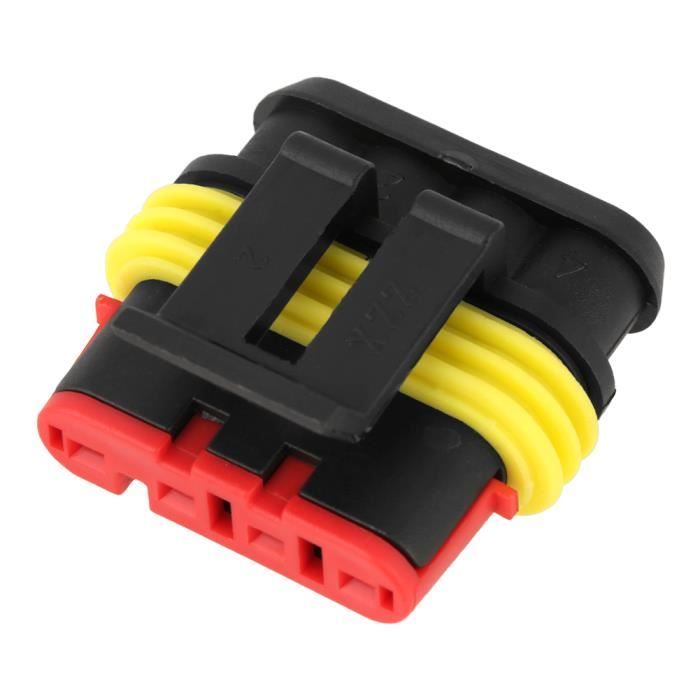 Kit Connecteurs Électriques CAREDGO 380 Pièces - 2/3/4/6 Broches 2.8mm Pour Auto/Moto/Bateaux