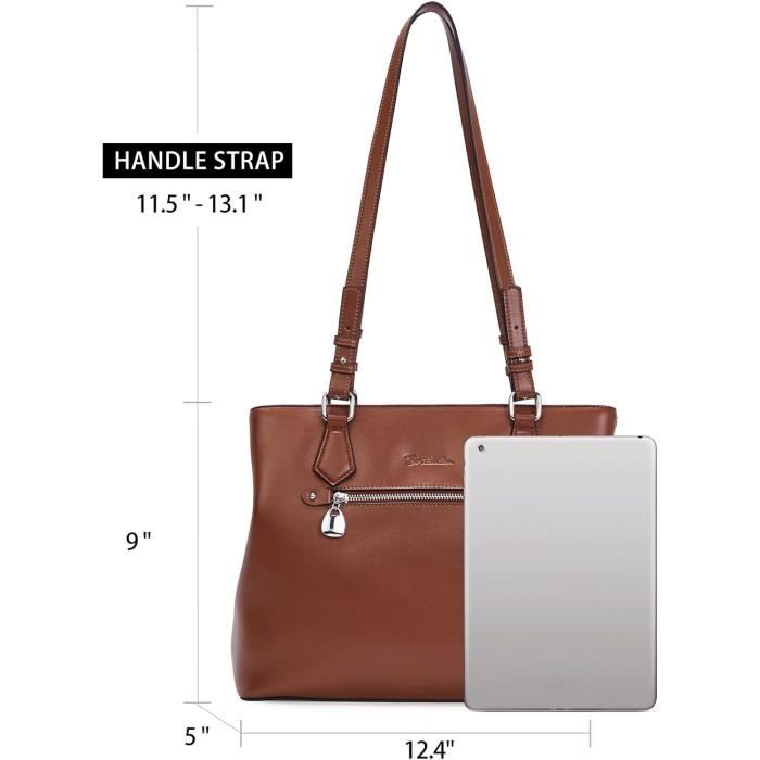 Sac à Main Femme Quenchy London En Cuir Véritable – Grand Format Bandoulière Noir – Neuf Avec étiquettes