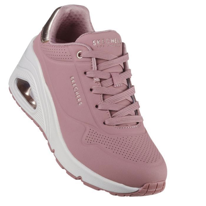 Skechers Uno Wedge - HI Steps Chaussures pour Femme Rose 177520-ROS ...