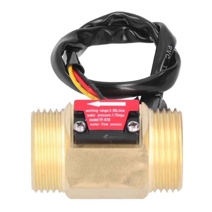 Débitmètre Eau Pulse 1 Imp/L - Laiton DN20 Qn 2,5m³/h 90°C