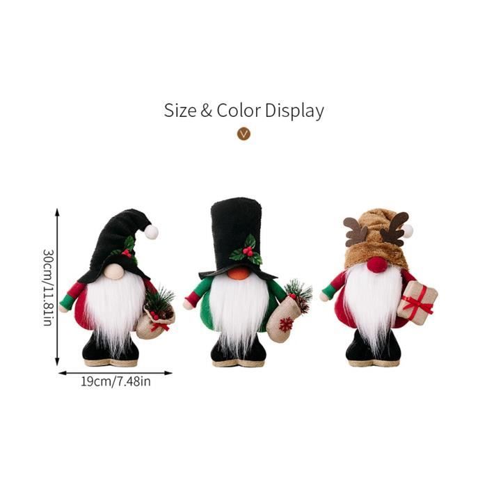 Ornements De Noël En Peluche, Décorations De Noël GNOME | Décor De