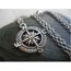 6 Boussole-Pendentif-ARGENT Couleurs