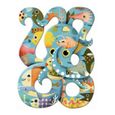 Puzzle 350 pièces - DJECO - Octopus - Animaux - Enfant - Bleu-0