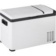 WOLTU Mini Frigo de Voiture, Petit Réfrigérateur Portable Chaud/Froid Glacière Électrique 30L 61 x 32 x 40 cm Blanc-0