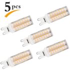 LEDGLE 8W Ampoules LED G9 88LEDS 700lm, Blanc chaud, 3000K, Non-dimmable, Équivalent de l'ampoule traditionnelle 80W, 5 Pcs