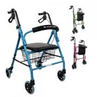 MOBICLINIC SPANISH LEADING COMPANY SINCE 1985 Déambulateur pour Personnes âgées Mobiclinic Escorial Marque européenne Pliable Freins manuels Aluminium Avec panier