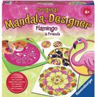 Jeu de pochoirs Mandala - Ravensburger - Mandala Midi Flamingo - Rose - Pour Enfant à partir de 6 ans