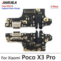 POCO X3 Pro avec IC - Panneau de connecteur de charge de téléphone portable USB, pièces détachées pour Xiaomi