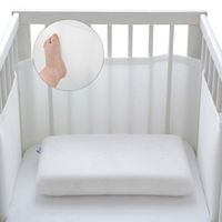 Tour de lit bébé respirant Babymatex - BUMP AIR - 360 cm - Blanc - Mixte