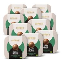 90 Boules de Café CoffeeB - ESPRESSO BIO - 100% Compostables - Compatible avec machines CoffeeB by Café Royal
