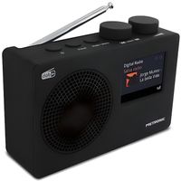 Radio numérique DAB+ et FM RDS avec écran couleur - noir