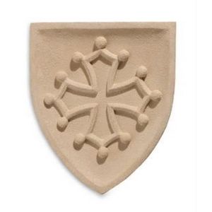 G/én/érique Croix Occitane 30 cm en Fonte