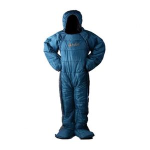 SAC DE COUCHAGE Gris bleu L - Sac de couchage coupe vent universel, accessoire de camping, garder au chaud pour les activités