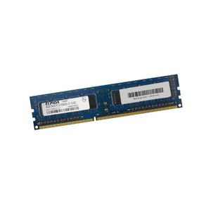 Barrette Mémoire Micron SO-DIMM DDR3 4Go - PC3-10600S - 1333MHz - 204 Broches