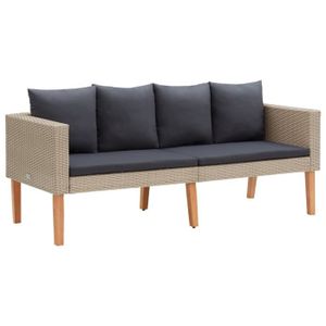 salon de jardin ensemble table chaise fauteuil table en verre 1 canape 2 places 2 fauteuils en resine tressee poly resistant cdiscount jardin