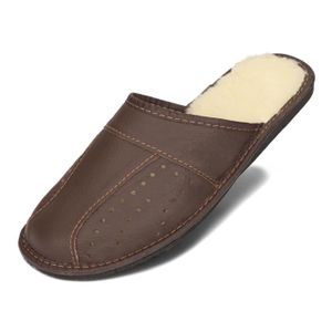 Pantoufles homme cuir souple store