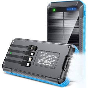 Batterie Externe, 32000mah Power Bank Cable Intégré, 22.5W Batterie  Chargeur Externe USB C Charge Rapide avec 5 Sorties - 3[S65] - Cdiscount  Téléphonie