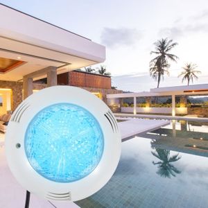 PROJECTEUR - LAMPE LUA - Lumière sous-marine à LED étanche 15W AC12V LED RGB lumière sous-marine IP68 étanche éclairage de piscine RGB avec télécommand