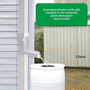 COLLECTEUR EAU - CUVE  LEC Récupérateur d'eau de pluie , Système de collecte d'eau de pluie 3x4in HB042
