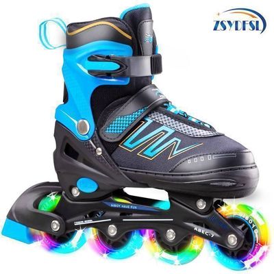SUPFINE Patins à roulettes, patins en ligne rétractables, à double