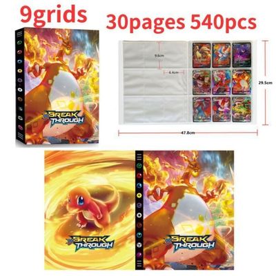 Album range cartes Pokemon - Pokémon - PIK156 U - 9 poches - 540 cartes - Multicolor