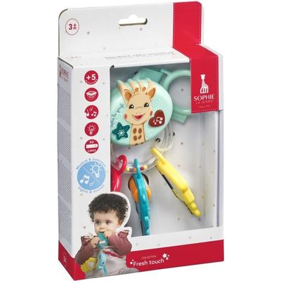 Sophie La Girafe Hochet Clés Musical Multicolore - Éveil Des Sens Dès 3 Mois