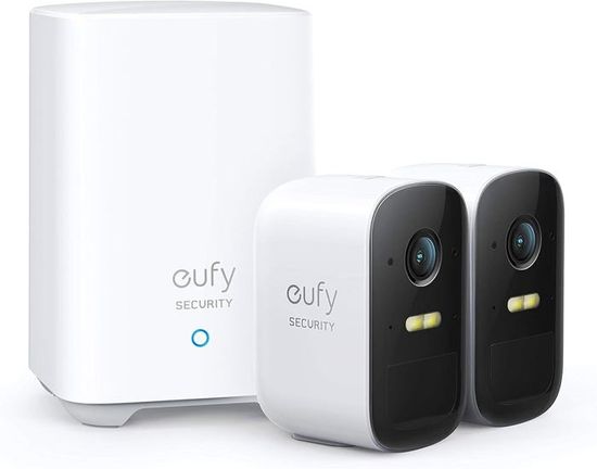 Caméra De Surveillance Wifi Extérieure Sans Fil,Eufycam 2C Base+2