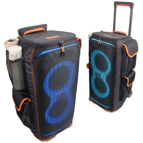 Housse De Protection Résistante Pour JBL PartyBox Ultimate - Compatible Haut-Parleur Portable Avec Poches Et Ouvertures