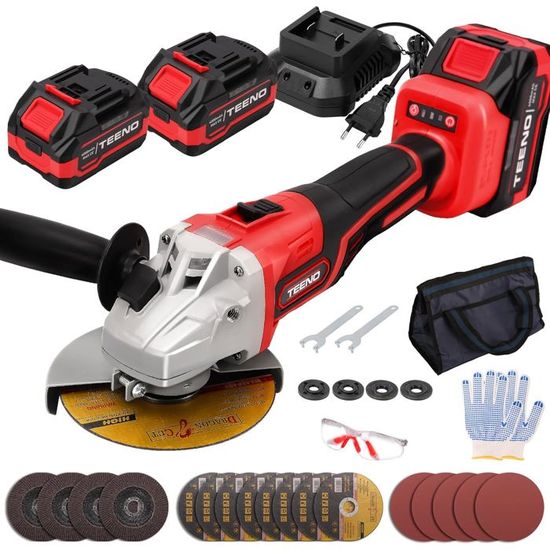 Meuleuse D’Angle Sans Fil 18V/20V DeWalt – Moteur Brushless 10000 RPM, 125 Mm, 3 Vitesses, Coupe / Meulage / Polissage