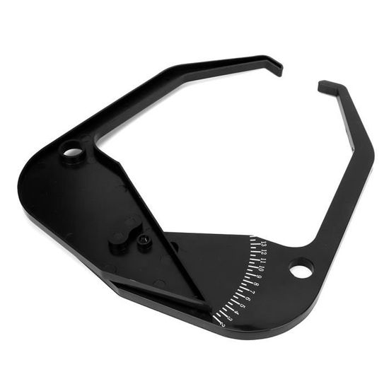 Jauge De Boulons De Jante – Pied à Coulisse Numérique – Mesure PCD 4,5,6,8 Pattes – Pour Voitures, Plastique Noir