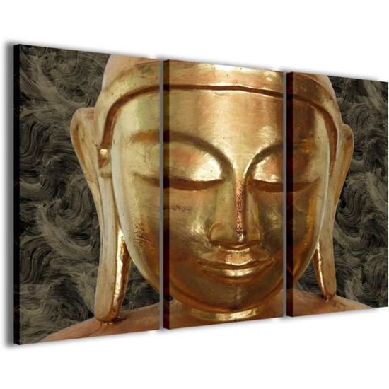 Tableau Impression Bouddha Sur Toile Intissé - Référence 020113-289, Neuf, Déco Zen Et Apaisante
