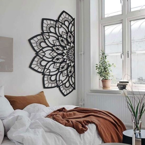 MANDALA VITRAIL 65CM, Décoration intérieure, Géométrie sacrée,Elévation, Energie. EUR 60,00 - FR