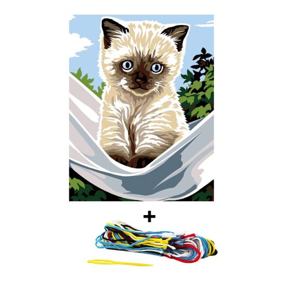 Kit Canevas Complet Le Petit Chat Siamois 14 X 18 Cm Cdiscount Beaux Arts Et Loisirs Creatifs Kit Canevas Complet Le Petit Chat Siamois 14 X 18 Cm Cdiscount Beaux Arts Et Loisirs Creatifs
