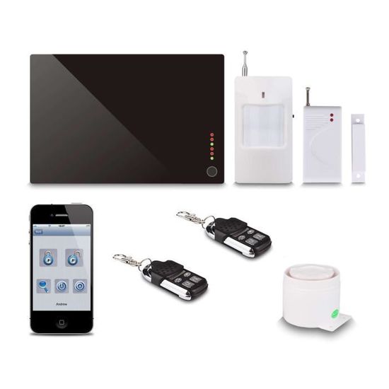 Controlable Items Kit de surveillance NoName Alarme sans fil GSM controlâble par ...