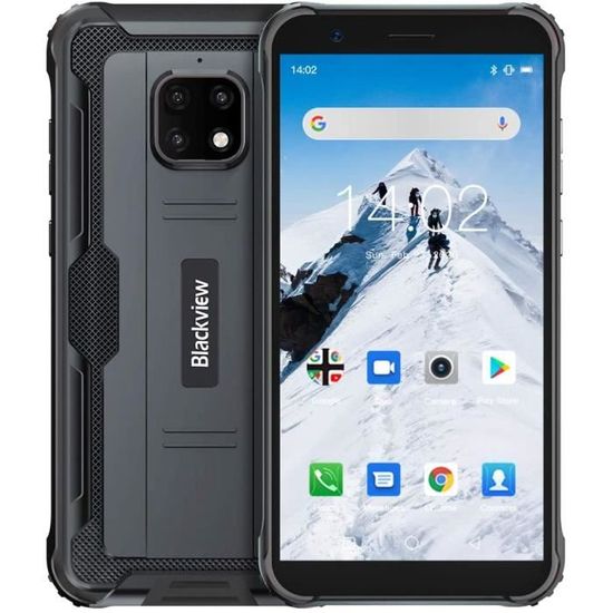 Blackview BV4800 Pro Smartphone Incassable Android 14 12Go+128Go Écran 6.56 5180mAh 16MP+8MP NFC Noir avec Blackview Airbuds 8 | Rakuten