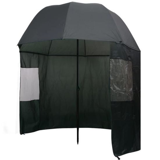 🌈3386Ergonomique - Parapluie de pêche TENTE DE CAMPING - Tente de Pêche Chapeau Anti-Pluie Vert 300x240 cm