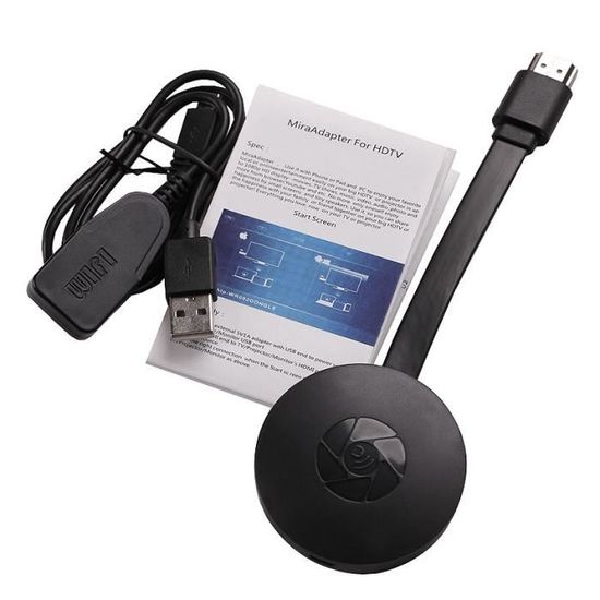 Adaptateur bluetooth,Dongle TV Mobile Wifi,adaptateur compatible  Hdmi,projecteur Miracast sans fil,écran - Black Wifi Projector - Cdiscount  Informatique