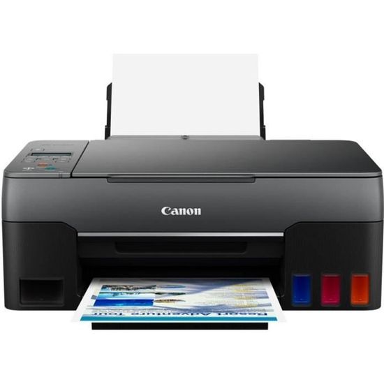 Imprimante multifonctions CANON PIXMA G3560 - Couleur - Jet d'encre - WiFi - Rechargeable - Noire