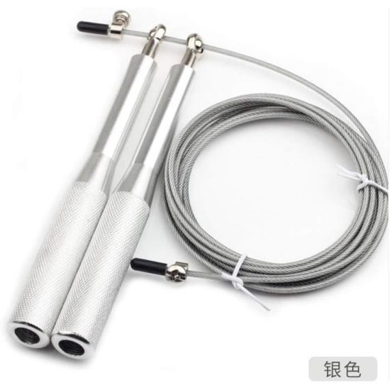 Corde à Sauter Pro Réglable Titan Armour - 2 Câbles Acier, Roulements à Billes, Étui Voyage, Idéal CrossFit Boxe Fitness
