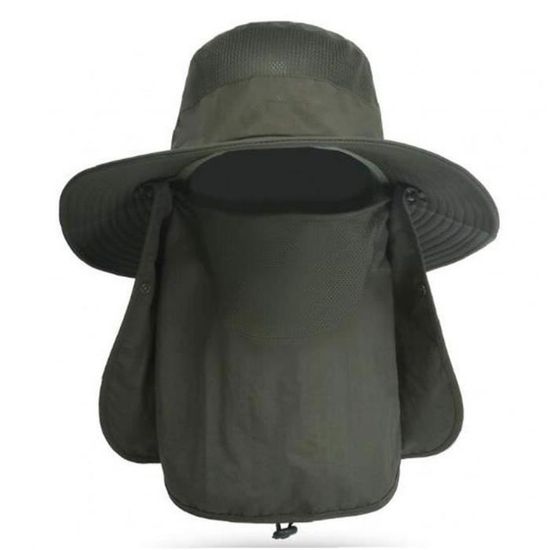 Chapeau Anti Uv Décathlon Chapeau De Soleil Unisexe Avec Protection UV Et Couvre-nuque Amovible - Idéal Rando Et Plage Chapeau Randonnée Homme