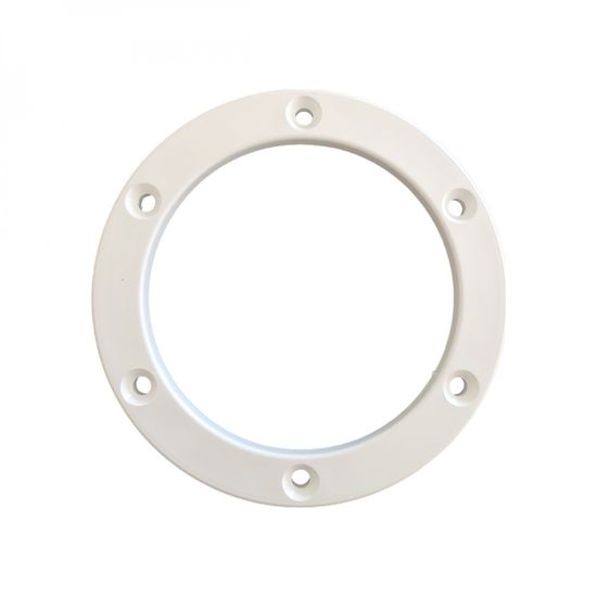 Bride De Refoulement Hayward SPX1411BE - Compatible Prise Balai Piscine, Blanc, ABS, Diamètre 90 Mm