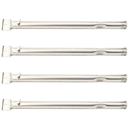 Lot 3 Tubes Brûleur Pour Barbecue Weber Genesis II - 49.5cm - Acier Inox - Compatible GS4 E-310/S-335/etc.