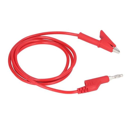 Câble Adaptateur 5,5x2,1mm Mâle Vers Double Pince Crocodile - Pour Alimentation Bandes LED, Batteries - Longueur 50cm Ou 100cm